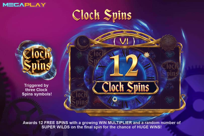 ฟีเจอร์ Clock Spins