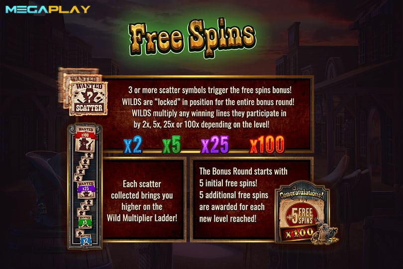 ฟีเจอร์ Free Spins WW