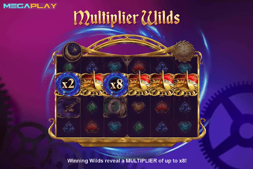 ฟีเจอร์ Multiplier Wilds WOC