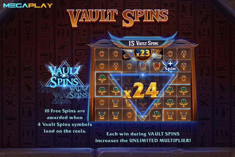 ฟีเจอร์ Vault Spins