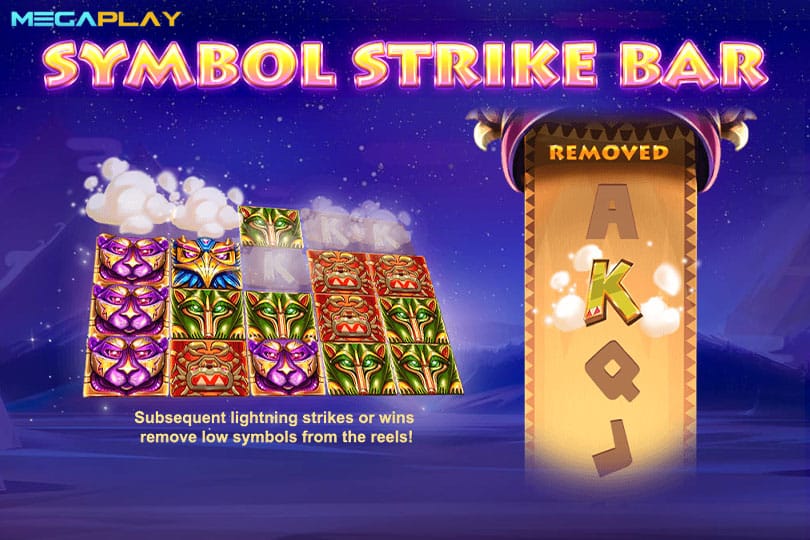 ฟีเจอร์ Symbol Strike Bar